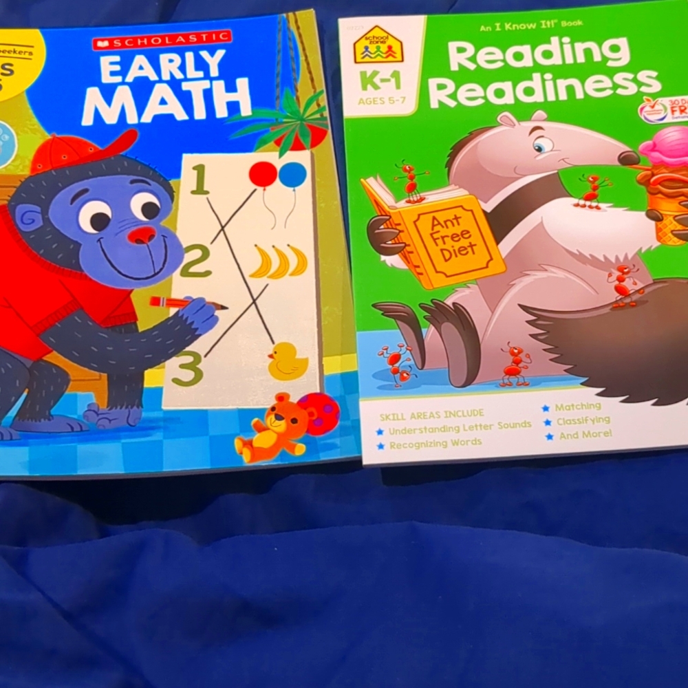Math and Reading workbooks